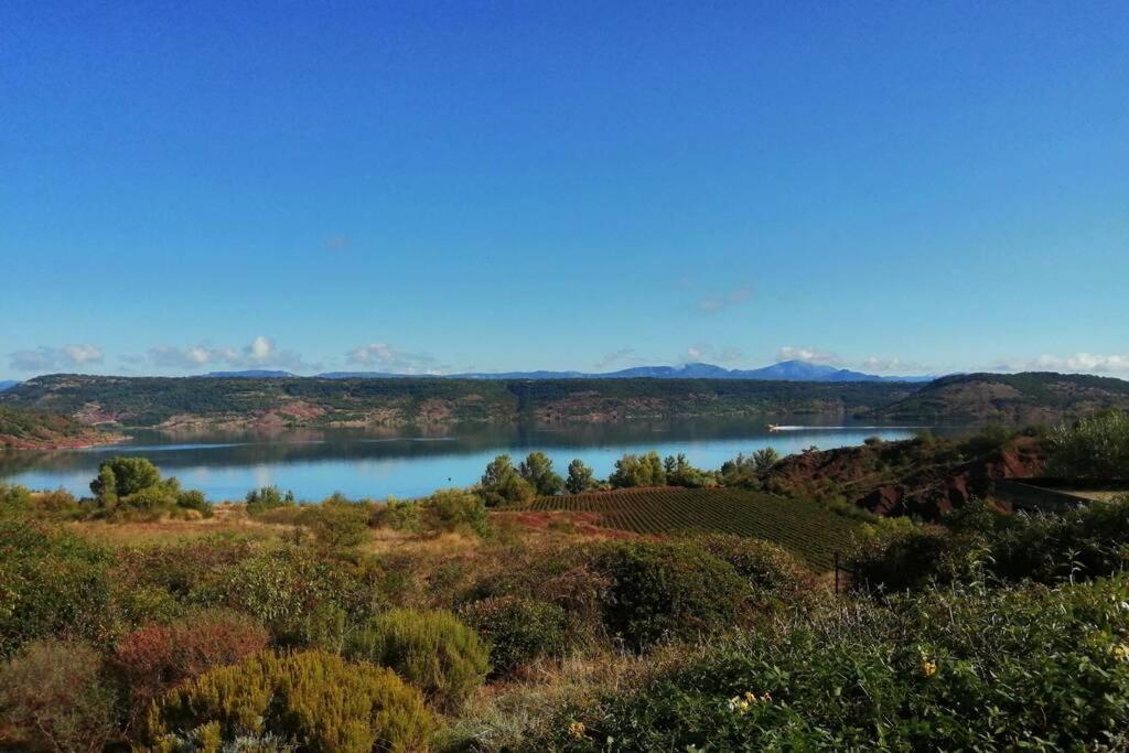Studio 32M2 - Dans Propriete Avec Vue Imprenable Sur Le Lac Du Salagou Liausson ภายนอก รูปภาพ